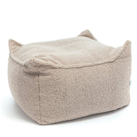 Maxi Pouf Nila in tessuto Bouclè - Sfoderabile