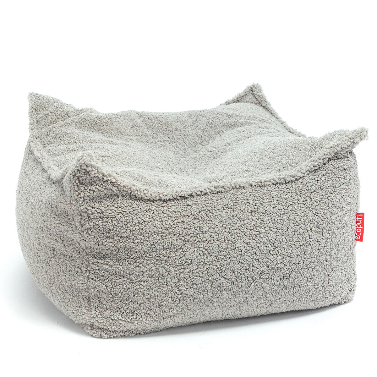 Maxi Pouf Nila in tessuto Bouclè - Sfoderabile