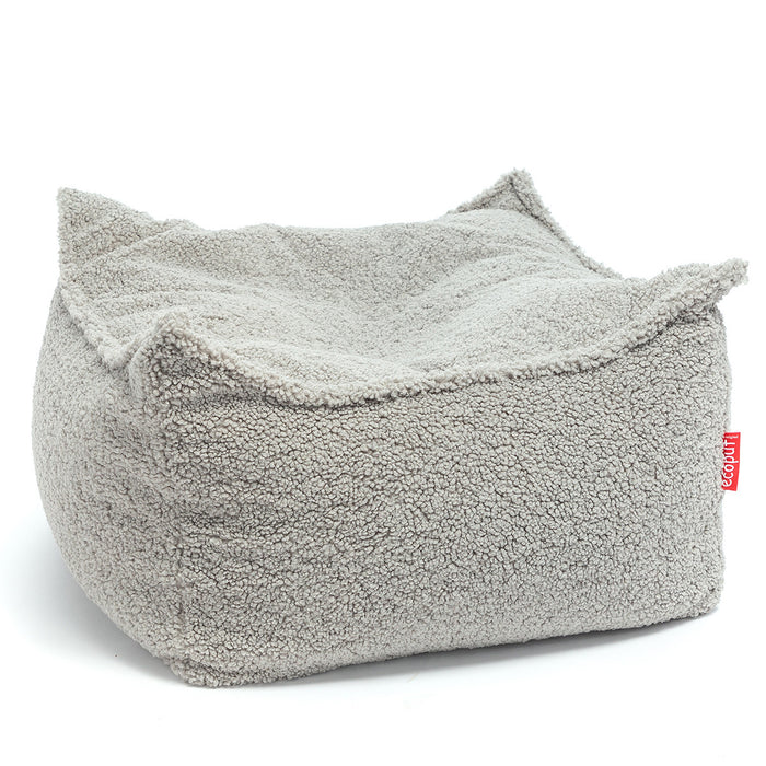 Maxi Pouf Nila in tessuto Bouclè - Sfoderabile