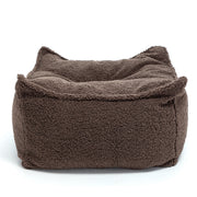 Maxi Pouf Nila in tessuto Bouclè - Sfoderabile