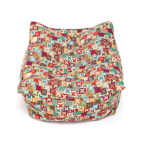 Maxi Pouf Poggiapiedi Nila in Poliestere Fantasia