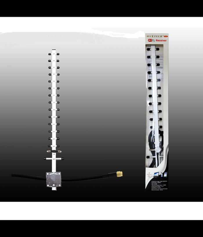 Maxtech Antenna Wireless At-a001 Wi-fi Amplificatore Usb 48dbi 100mhz Modem         