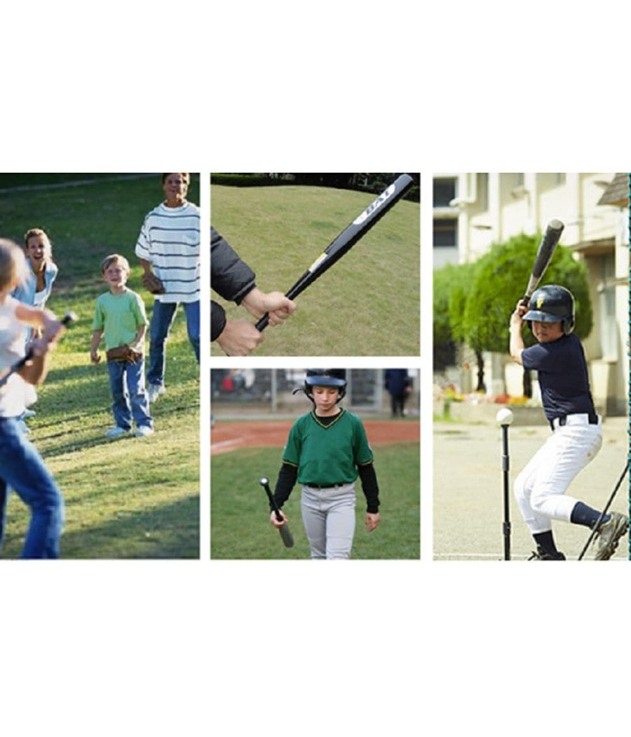 Mazza Da Baseball In Alluminio 76 Cm Ultra Leggera Softball Sport E Autodifesa         