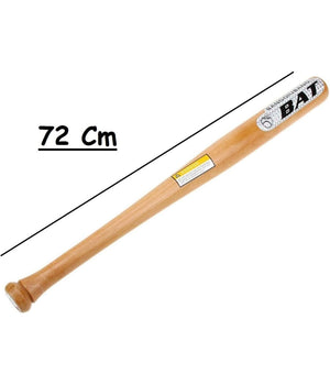 Mazza Da Baseball In Legno Leggera E Resistente 72cm Softball Sport E Autodifesa         