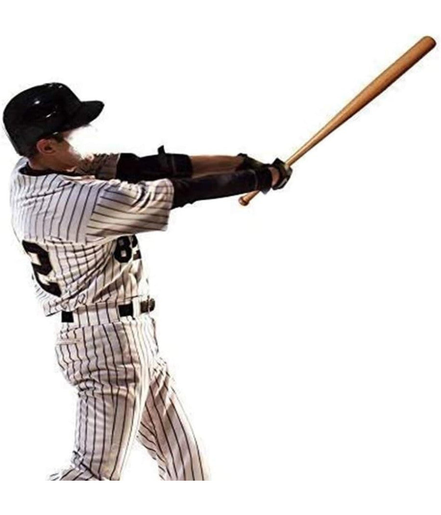 Mazza Da Baseball In Legno Leggera E Resistente 72cm Softball Sport E Autodifesa         