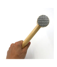 Mazzuola Mazzetta Batticarne Rompinervi Con 2 Facce Manico In Legno Taglianervi         