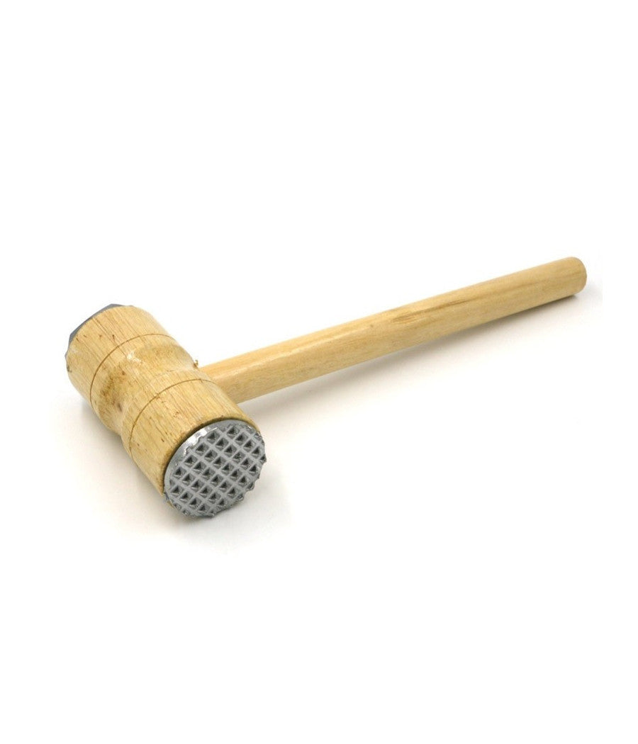 Mazzuola Mazzetta Batticarne Rompinervi Con 2 Facce Manico In Legno Taglianervi         