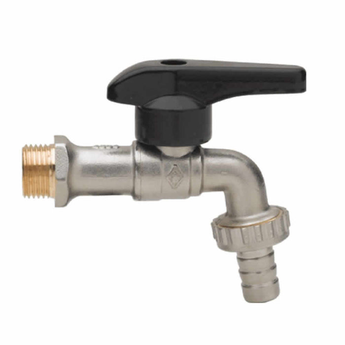 Rubinetto a sfera 1/2 con portagomma