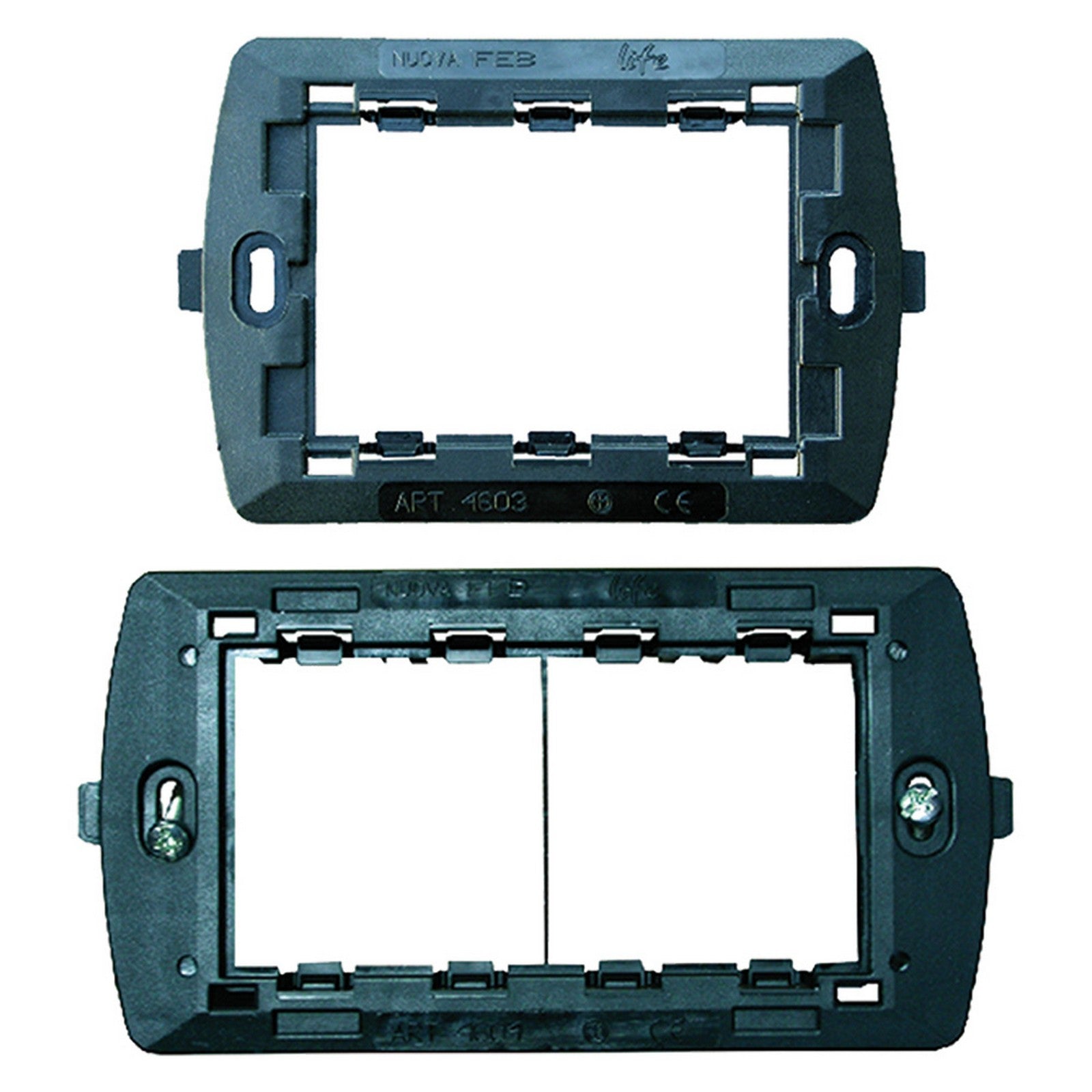 supporto per serie flexi' 4 moduli 14604 cod:ferx.806959nlm