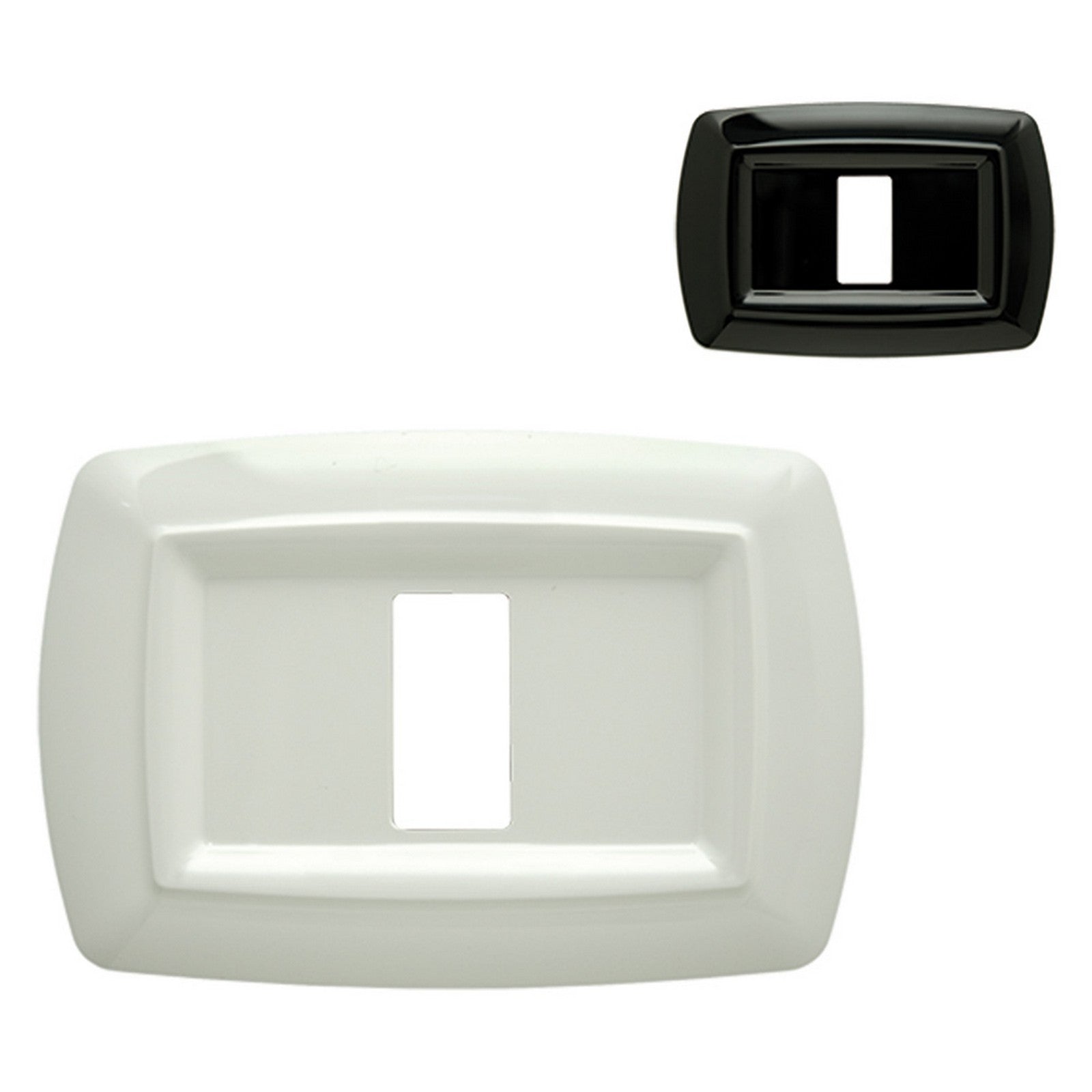 placca 'tondã’' 2591/wh bianca (1 posto) cod:ferx.8069270nlm