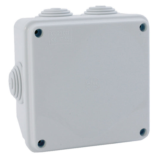 scatola da parete mm  100 x 100 x 50 - 6 entrate cod:ferx.806990nlm