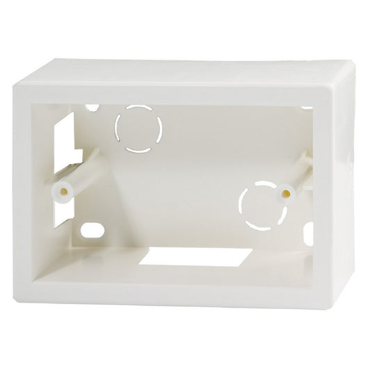 scatola da parete per canaline mm 120 x 83 x 45 - 3 posti cod:ferx.8070050nlm