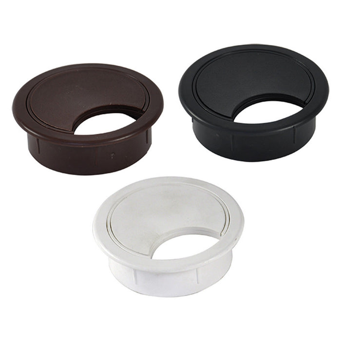 tappo passacavi per scrivania ømm 80 - colore nero cod:ferx.406754nlm