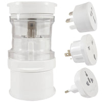 adattatore spina internazionale voltaggio compatibile 110/240v cod:ferx.8061183nlm