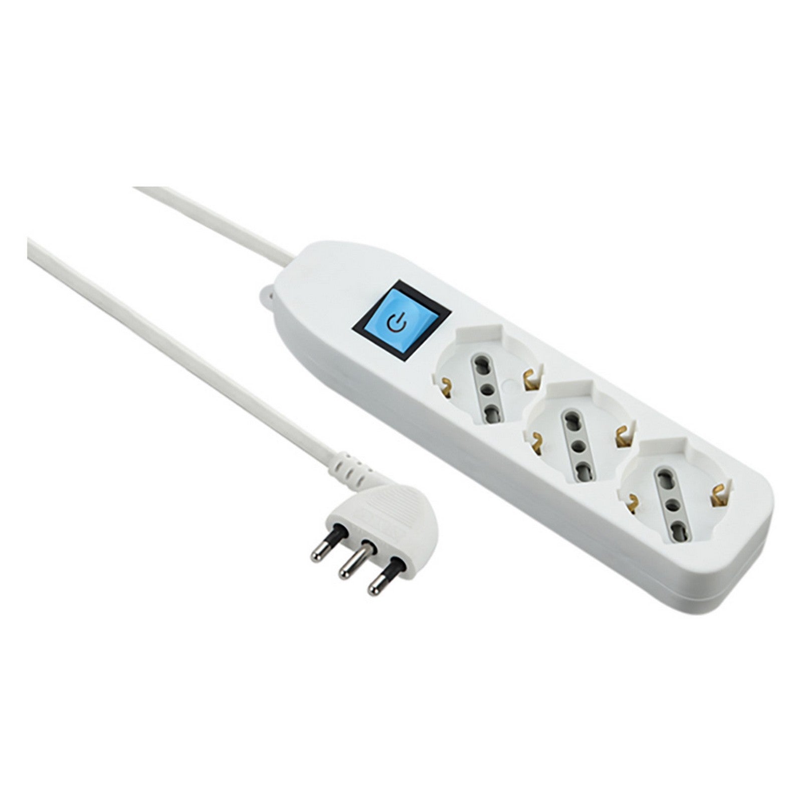 multipresa con interruttore 6 posti (schuko+10/16a) - art.62071 cod:ferx.8072896nlm