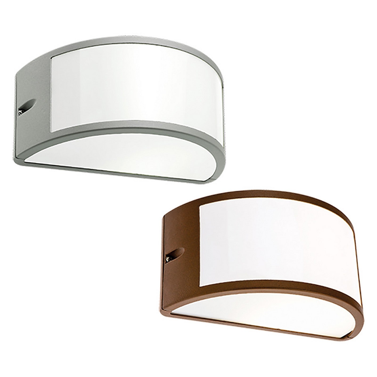 applique 'umbe' 60 w - cm 25 x 12 x 13 alluminio codice 8042532 cod:ferx.8042532nlm