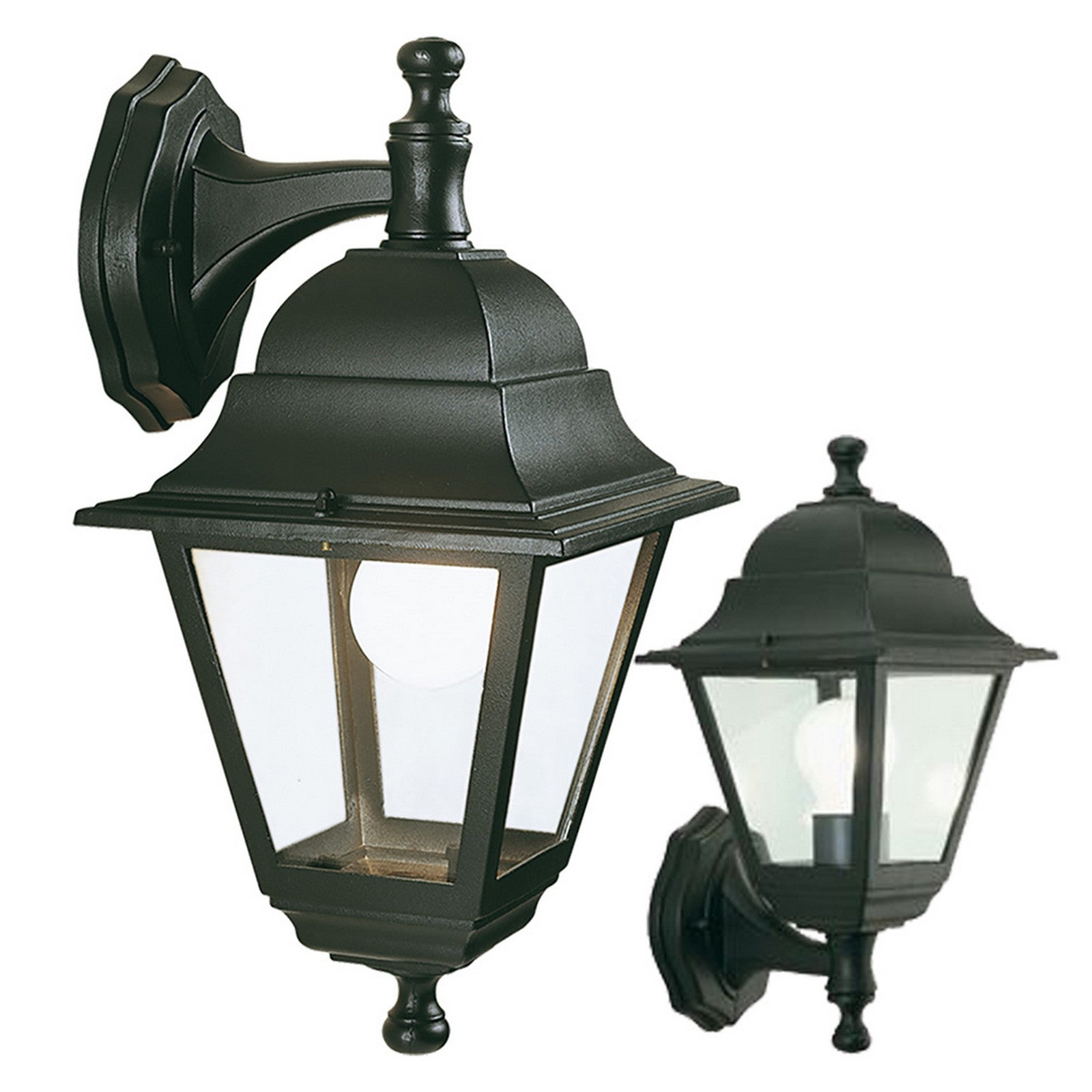 lanterna 'old' in alto - cm.37 x 18 x 20 nero cod:ferx.8042520nlm