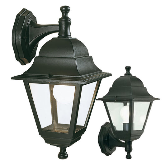 lanterna 'old' in basso - cm 37 x 18 x 20 nero cod:ferx.8042522nlm