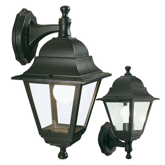 lanterna 'old' in basso - cm 37 x 18 x 20 nero cod:ferx.8042522nlm