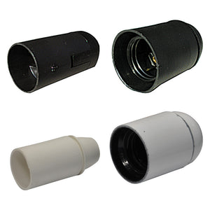 portalampada liscio e 27 - colore bianco cod:ferx.807184nlm