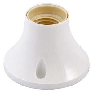 base diritta per punto luce max. 60w - colore bianco cod:ferx.8091916nlm