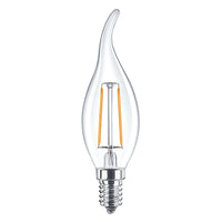 lampada led a filamento 'fiamma' calda 2700k  4w=35w e14 - 470 lm cod:ferx.8112878nlm