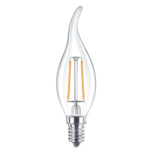 lampada led a filamento 'fiamma' calda 2700k  4w=35w e14 - 470 lm cod:ferx.8112878nlm