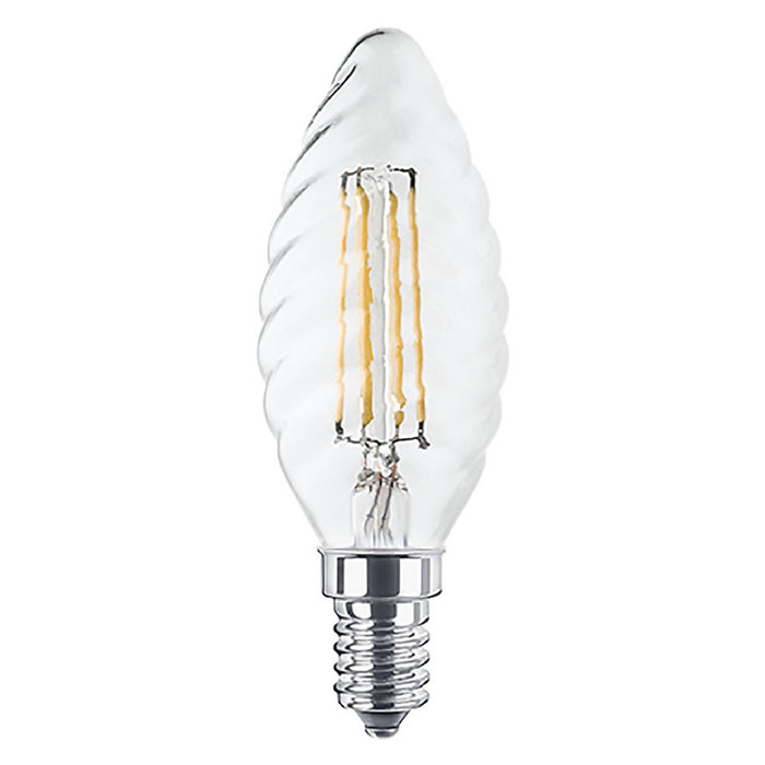 lampada led a filamento 'spirale' calda 2700k  4w=37w e14 - 470 lm cod:ferx.8112952nlm
