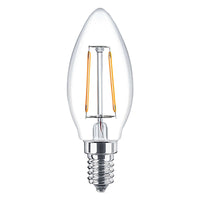 lampada led a filamento 'oliva'  calda 2700k  4w=35w e14 - 470 lm cod:ferx.8112865nlm