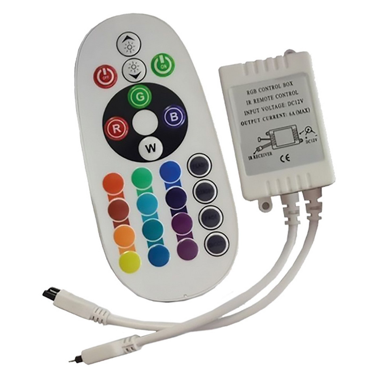 controller dimmerabile per strip led rgb corrente max 72 w cod:ferx.8068674nlm