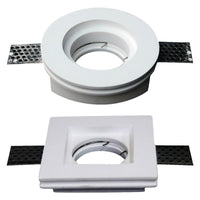 portafaretto led in gesso ømm 103 x 33 mm - bianco cod:ferx.8088910nlm