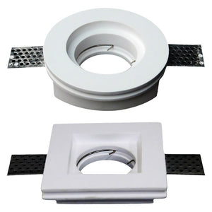 portafaretto led in gesso ømm 103 x 33 mm - bianco cod:ferx.8088910nlm