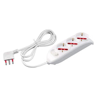 multipresa con interruttore serie 'emilia' 4 posti cod:ferx.8091562nlm