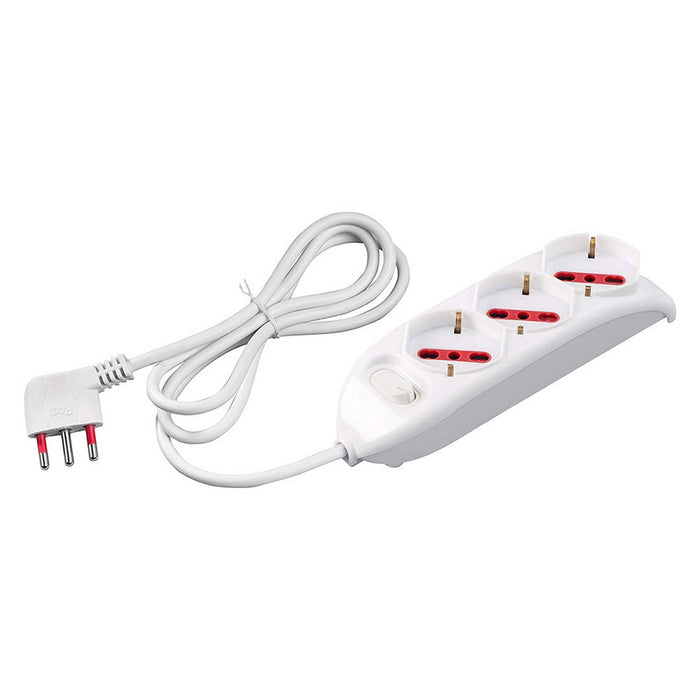 multipresa con interruttore serie 'emilia' 4 posti cod:ferx.8091562nlm