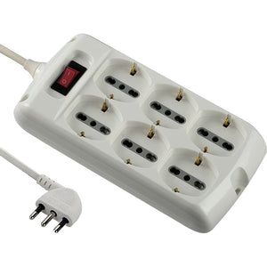 multipresa con interruttore 6 prese cod:ferx.8073296nlm