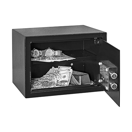 Genie Hand Cassaforte Meccanica Invisibile Doppia Mappa 25x35x35 cm