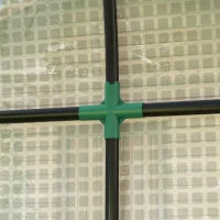 Serra da Giardino da 2 m², 2 Porte Avvolgibili, Copertura in PE 140g/m² Anti-UV, 2x1x1.78m, Bianco