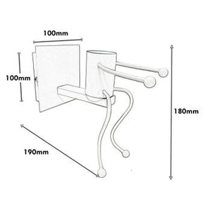Applique a Parete Attacco E27 Lampada da Parete Omino su Scala IP20 Salone e B&B