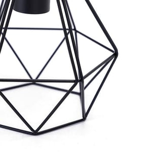 LAMPADARIO A SOFFITTO SOSPENSIONE PLAFONIERA E27 FERRO VINTAGE MODERNO NERO