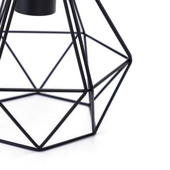 LAMPADARIO A SOFFITTO SOSPENSIONE PLAFONIERA E27 FERRO VINTAGE MODERNO NERO