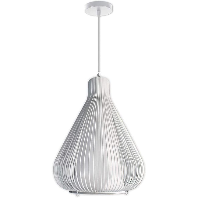 lampadario plafoniera soffitto sospensione moderno design moderno goccia interno bianco
