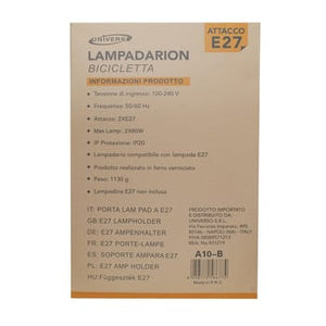 Lampadario Led Moderno a sospensione da soffitto forma di bicicletta NERA BIANCA