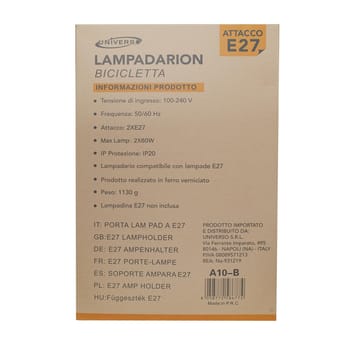 Lampadario Led Moderno a sospensione da soffitto forma di bicicletta NERA BIANCA