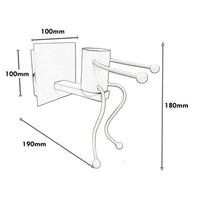 Applique a Parete Attacco E27 Lampada da Parete Omino su Scala IP20 Salone e B&B
