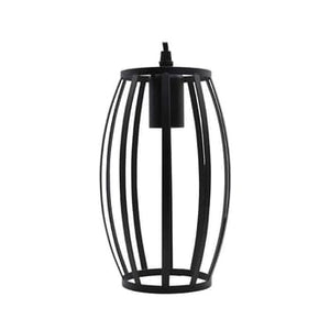 Lampadario da soffitto e27 di forma ovale nero portalampada sospensione