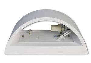 Applique in gesso lampada da parete doppia luce verniciabile moderna attacco G9