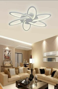 Lampadario per soffitto LED applique plafoniera design moderno forma FIORE 59w luce calda