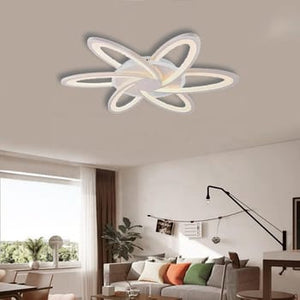 Lampadario per soffitto LED applique plafoniera design moderno forma FIORE 59w luce calda