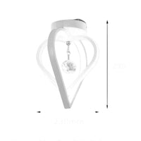 LAMPADA DA SOFFITTO CORRIDOIO DISEGN MODERNO CON CRISTALLO 22w 1760lumen ip20 LUCE NATURALE 4500K