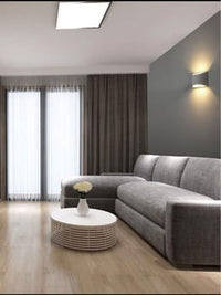 Applique in gesso lampada da parete doppia luce verniciabile moderna attacco G9